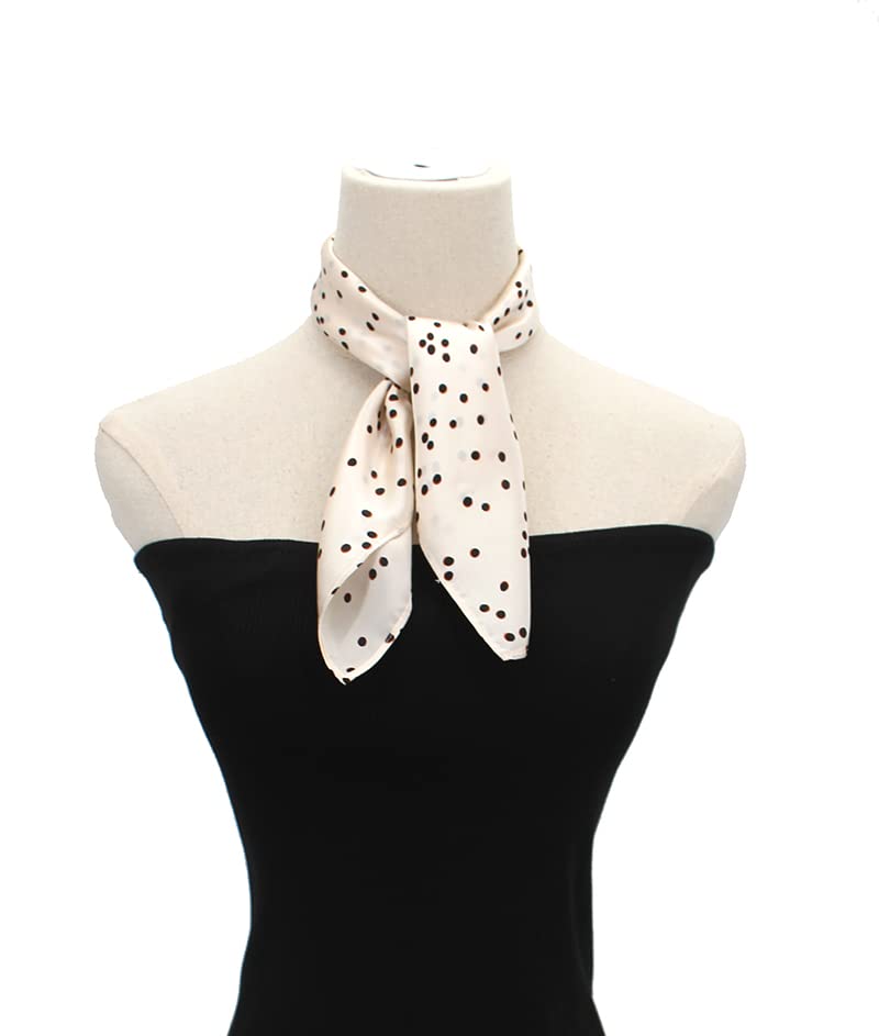 Image of ANDANTINO 100% Mulberry Silk Scarf -21 inch Square Neckerchief with Gift Packed