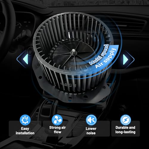 Image of 700146 AC Heater Blower Motor Fan Front Fit for Ford Bronco 1987-1996 ,F-150 1987-1996 ,F-250 1987-1997 ,F-350 1987-1997 ,F-450 Super Duty 1997