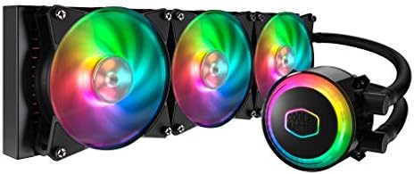 Cooler Master MasterLiquid ML360R ARGB Close-Loop AIO CPU Liquid Cooler, Dual Chamber Pump, 360mm Radiator, MF120 PWM, AMD Ryzen AM5/AM4/Intel LGA1700*/1200 (MLX-D24M-A20PC-RP)