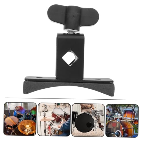 Abrazadera para aro de batería Yardwe, hardware duradero para instrumentos de percusión y caja, sujeción firme con acabado negro para mejor rendimiento miniatura 5