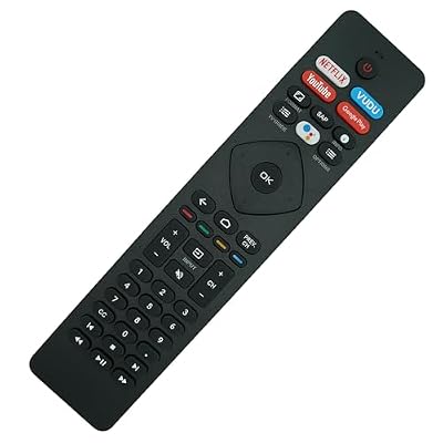 Voice Remote Control NH800UP RF402A-V14 Replacement for Philips Android TV 43PFL5604/F7 43PFL5704/F7 50PFL5604/F7 50PFL5704/F7 55PFL5604/F7 55PFL5704/F7 65PFL5604/F7 65PFL5704/F7 75PFL5704/F7