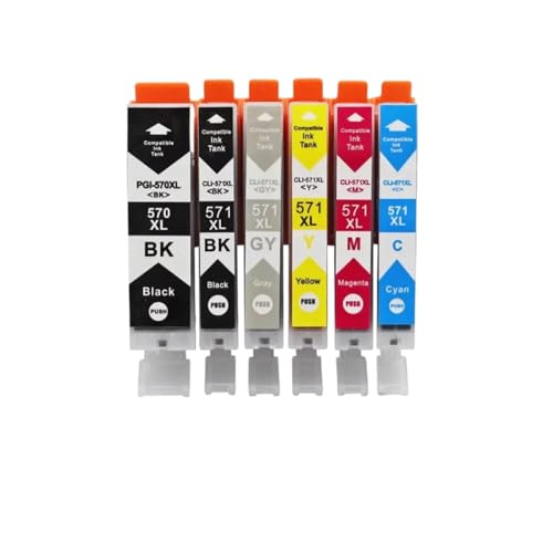 Cartouche PGI 570 CLI 571 XL pour remplacer vos encres vides sans bloquer l'imprimante