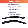 KPY Rain Guards Fit for 1982–1990 Chevrolet S10/GMC S15, 1983-1994 S10 Blazer/S15 Jimmy, Out-Channel Window Visors Vent Wind Deflectors 2PC, 1985-2005 Chevy Astro/GMC Safari, 1991-1993 GMC Sonoma #1