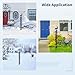 For Garden Yard Patio, 24-Inch Snowfall Measuring Gauges, Metal Snow Rulers, 2 Pcs Snow Gauges, Winter Snow Measuring Sticks, Outdoor Decoration