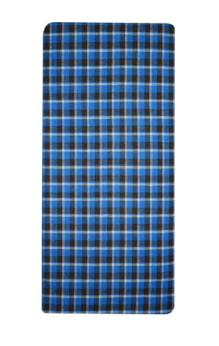 Image of BlueLeaf Men's Cotton Multi Color Lungis (Set of 3)