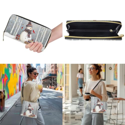 Image of HUGS IDEA Leather Purses and Handbag for Women Bucket Bag with Wrist Wallet 2 Packs