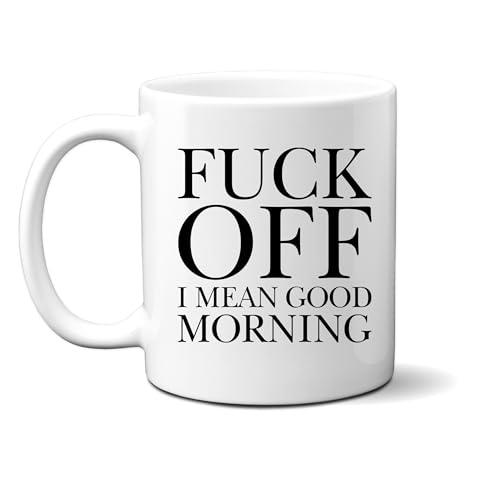 Taza de café humor adulto Ink Trendz 11 oz cerámica miniatura 1