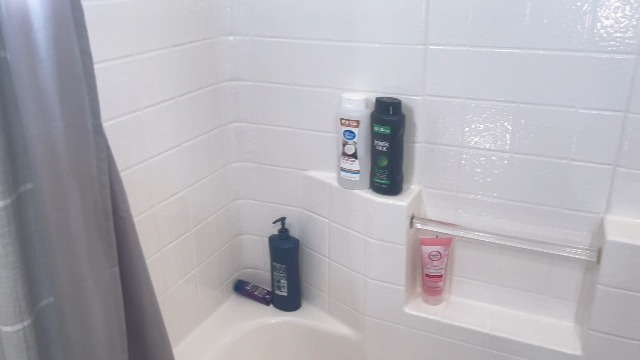 JIANDOS Shower Caddy 5 Pack Rustproof Stainless Steel Bath Organizers With Large Capacity, No Drilling Shelves, Adhesive Shower Caddy, for Bathroom Storage & Home Decor, SC02