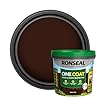 Ronseal One Coat Shed and Fence Protector Dark Oak 5 litres (Covers up to 6 Fence Panels) All Weather Protection