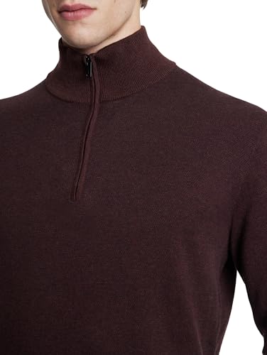 John Varvatos Men's Grand Birdseye Half Zip2