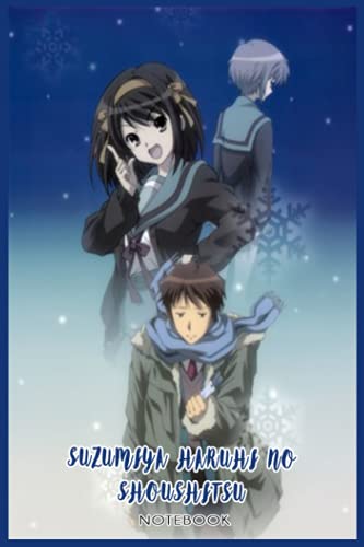 Suzumiya Haruhi no Shoushitsu: NOTEBOOK FOR ANIME FANS ( 6 x 9 ) 120 PAGES - GIFT IDEAS image 2