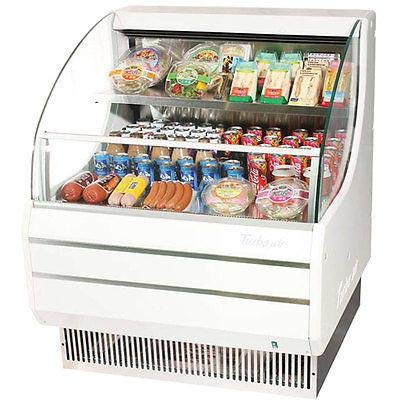 Turbo Air Horizontal Slim Open Display Cold Food & Beverage Grab & Go Merchandiser for Convenience Stores and Super Markets