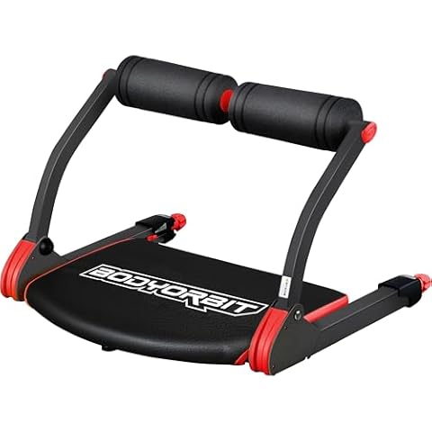 WONDER CORE SMART, Ab Workout Equipment, Sit Up Machine, Sit Up Exercise Equipment, Ab Crunch Machine for Stomach Workout, Ab Core Trainer Abdominal Machine for Home Gym (Red) Cover