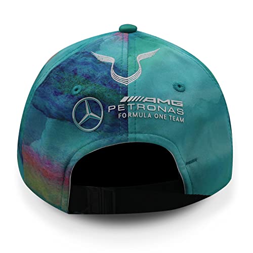 Mercedes-AMG Petronas F1 Special Edition Lewis Hamilton 2022 Miami GP Hat Blue miniatura 4