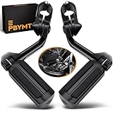 PBYMT Highway Pegs Long Angled 304 Stainless Steel, Highway Footpegs Footrest Fit For 1''&1.25''(25/32mm...
