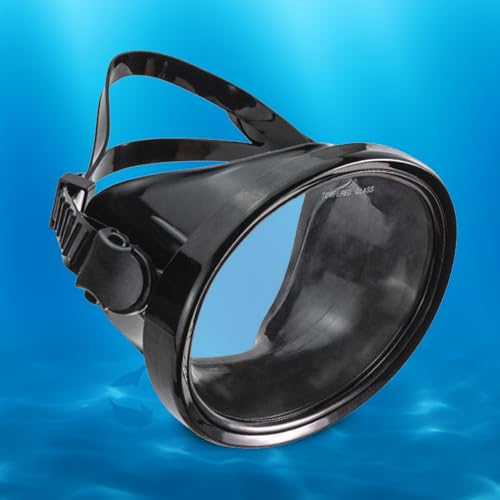 Máscara de buceo de vidrio templado resistente con visión panorámica limpia 6