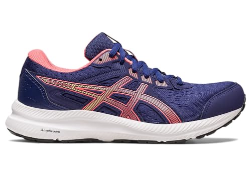 ASICS Women's Gel-Contend 8 Running Shoes, 9, Indigo Blue/Papaya