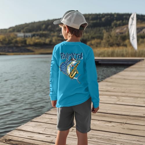 Image of Palmyth Boys Fishing Shirt Long Sleeve UPF 50+ Quick Dry