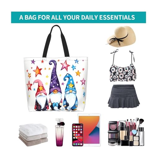 Bolso Tote grande, durable, ligero y reutilizable para uso diario miniatura 7