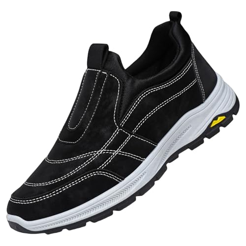 Zapatos de senderismo para hombre, impermeables y transpirables, de piel: zapatos, zapatillas de verano, zapatillas de senderismo, zapatos de trekking, resistentes a la abrasión, zapatos ligeros