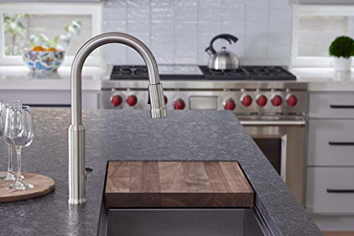 Pacific Bay Othello Pull-Down Kitchen Faucet (Brushed Satin Nickel)