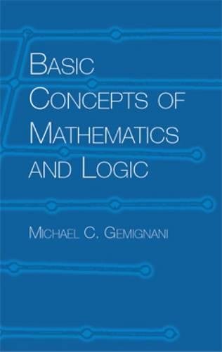 Amazon | Basic Concepts of Mathematics and Logic (Dover Books on ...