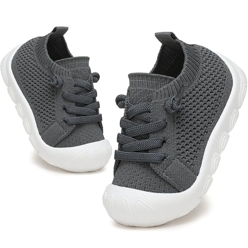 AILYLAKP Toddler Baby Girls Boys Shoes Toddler Walking Sneakers Kids Barefoot Slip on Tennis Infant...