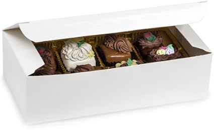 Amazon Com 1 Pc Candy Boxes 1 Lb White Gloss Candy Box 7x3 3 8x2 2 Packs 100 Per Pack Wraps Cbw2 Health Personal Care