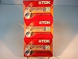 TDK Superior D90 3 pack Normal Bias sealed.