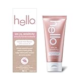 Hello See Ya Sensitivity Toothpaste, Fluoride Toothpaste for Sensitive Teeth, Soothing Mint Flavor with Coconut Oil, Vegan, Gluten Free, BPA Free, No Peroxide, 82mL