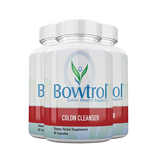 Weight Loss Colon Cleanse Detox - Maximum Strength Fast Acting Bowtrol for Men and Women - Full Body Detox Pills for Liver, Kidney, Colon, Belly Fat, and Bloating Relief - 60 Count (3 Pack)
