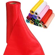 【Package】:1pc Satin Roll 【Size】: about 20M length, 29cm width 【Material】:Premium quality satin fabric, high quality material for an elegant, luxurious finish 【Usage】:This Fabric is really versatile - perfect for table runners, chair Sashes, pew ends,...