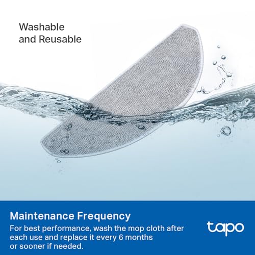 Chiffon lavable pour robot Tapo compatible RV30 Max Plus et RV20 Max RVA301 - 3