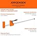 JORGENSEN 48-inch Bar Clamps, 90°Cabinet Master Parallel Jaw Bar Clamp Set, 2-pack