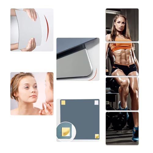 Unbreakable-MirrorAcrylic-Mirror-Sheet-shatterproof-MirrorAdhesive-Mirror-for-Wall-Door-Mirror-4Pcs-8-x-8