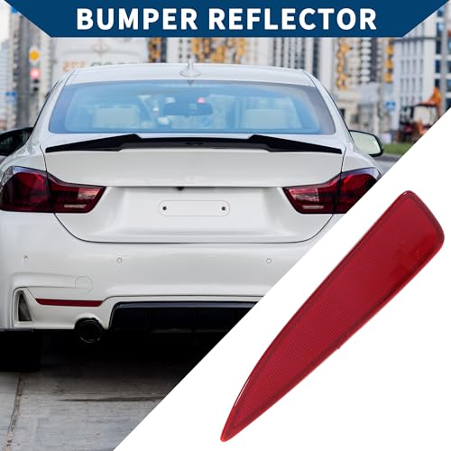 Image of No.5216352100 Bumper Reflector for Toyota Yaris 2012-2014 without Sport Bumper /Rear Right Bumper Reflector Side Marker /Durable ABS / 1 Pc Red
