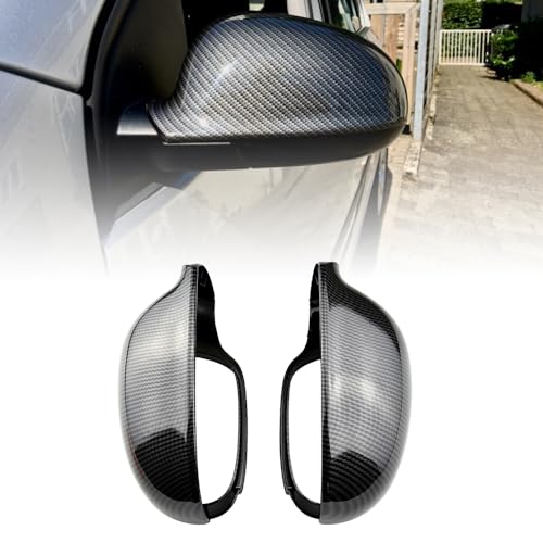 Boîtier rétroviseur fibre de carbone Golf 5 MK5 2003-2008 rétroviseurs extérieurs
