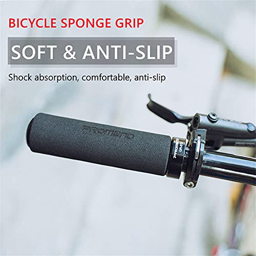 Bike Grips, Soft Foam Handlebar Grips Single Lock-On, Comfortable Non-Slip Bicycle Handle Grips, Handle Bar End Grips For Mtb Mountain Bmx Beach Cruiser Scooter #TOP1