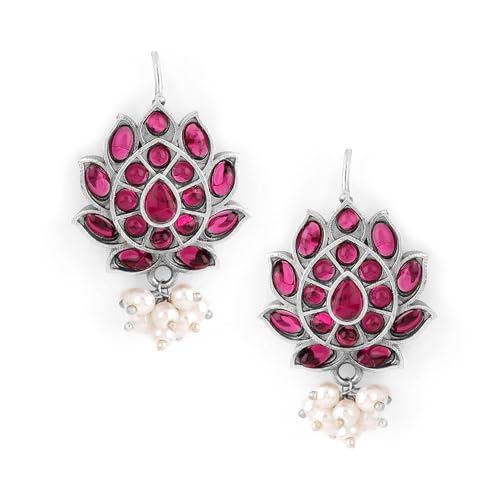 Image of Rubans Demi Fine Stainless Steel Stud Earrings Daily Gift for Women & Girls