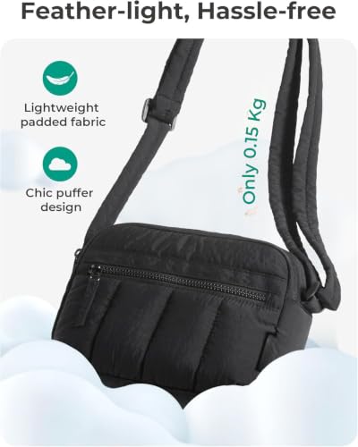 Image of Crossbody Bag for Women | Lightweight Sling Bag with Multiple Pockets & Adjustable Strap