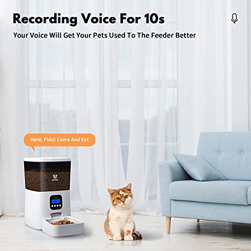 WOPET Automatic Cat Feeder,7L Pet Food Dispenser for Cats and Dogs