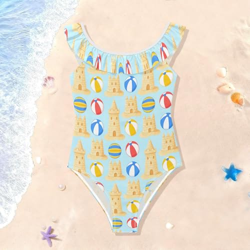 Trajes de baño para niñas de secado rápido bañadores infantiles de piscina 3