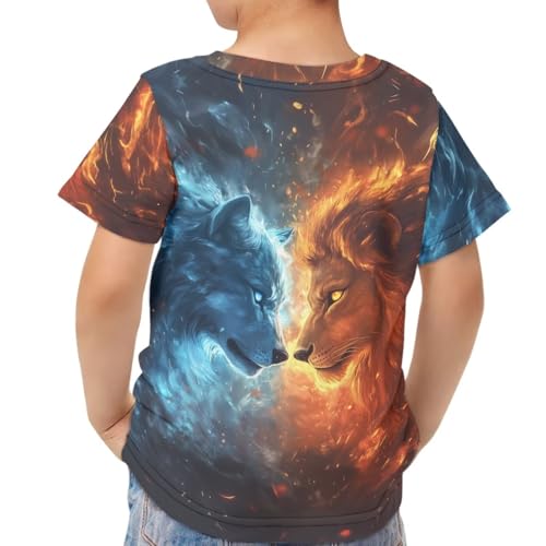 Boys Girls Shirts Summer Clothes T-Shirt Novelty Graphic Tees Top Short Sleeve Tee Shirt for Kids 3-164