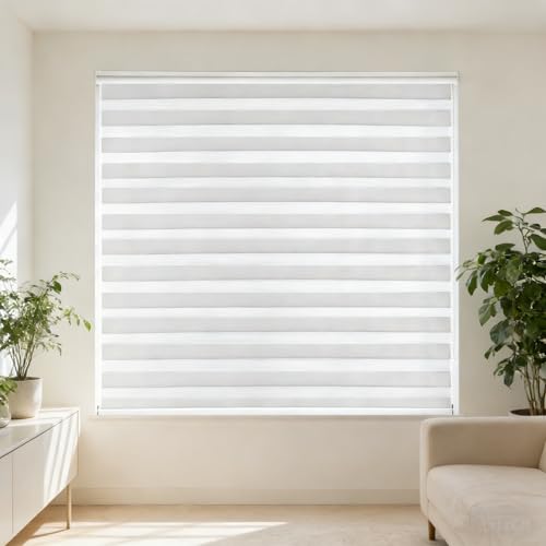 Catálogo para Comprar On-line Cortinas de Persianas más recomendados. 44 KOZFULE Persianas Enrollables de Cebra, Doble Capa Persianas Horizontales Estilo Moderno, Persianas Ajustables para Ventanas, Privacidad Pretection para Recámara,...