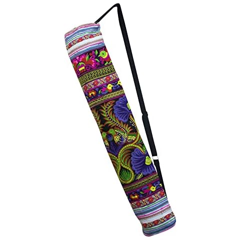 CCcollections Yoga Mat Bags Carriers - Embroidered (J5) Cover