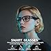 Giinova Ai Smart Glasses Bluetooth 5.4 with Translation for Men Women 160+Languages Color-Change Lens Chat GPT Assistant Free App Translator Glasses Meeting,Driver,Travel (CK03)