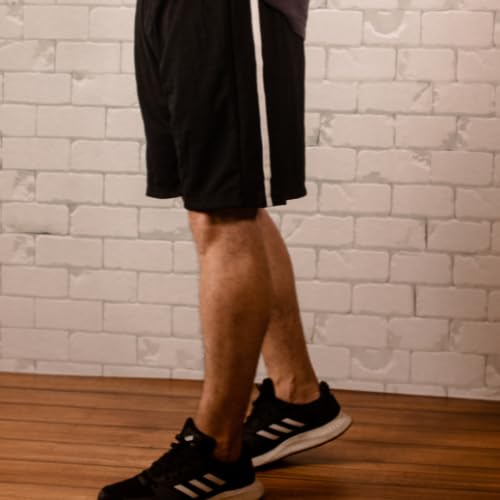 Short Com Listra Calção Futebol, Academia, Ciclismo, Bike, Corrida,Ginasticas (BR, Alfa, G, Regular,