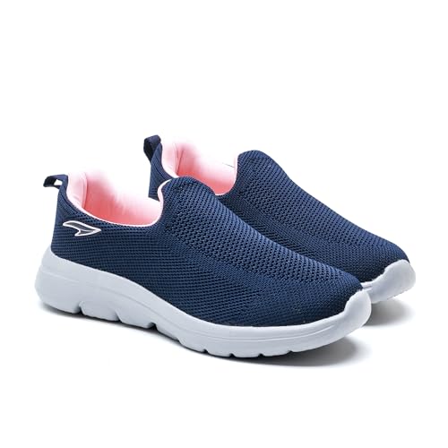 Image of ASIAN Firefly-121 Women's Walking Shoes | Lightweight Slip-On Sneakers with Arch Support, Soft Cushion Sole & Breathable Mesh | Ideal for Daily Walks, Travel & All-Day Comfort