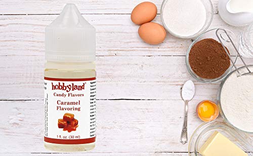 Hobbyland Candy Flavors (Caramel Flavoring, 1 Fl Oz) Concentrated Food Flavoring For Baking, Candies, Desserts, Smoothies, Coffee And Tea #TOP6