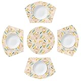 Características: protege tu mesa de comedor de arañazos y manchas, decora y renueva fácilmente tus mesas. Se pueden colocar debajo de platos, cuencos, bandejas, vasos, vajilla, jarrones y ceniceros. Y es adecuado para mesas rectangulares, redondas y ovaladas.
